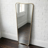Torquay Full Length Wall Mirror, Gold