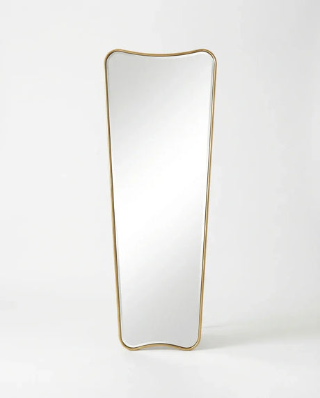 Torquay Full Length Wall Mirror, Gold