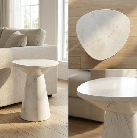 Copacabana Pedestal Side Table