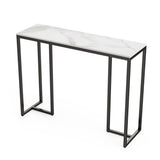 Locksley Console Table, Marble and Black