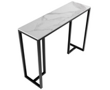 Locksley Console Table, Marble and Black