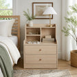 Myocum 2 Drawer Bedside Table, Natural