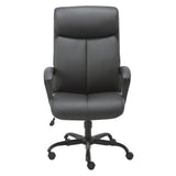 Doux High-Back Executive Office Chair with High-Density Foam and Powder-Coated Base — Allure Home Collections