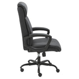 Doux High-Back Executive Office Chair with High-Density Foam and Powder-Coated Base — Allure Home Collections