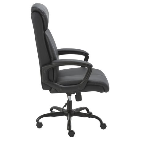 Doux High-Back Executive Office Chair with High-Density Foam and Powder-Coated Base — Allure Home Collections