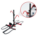 Oudenaarde Foldable E Bike Platform Rack, 2 Bike, 100kg, Black