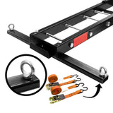 Ronse Motorcycle Carrier Rack, 227kg, 2 Inch Hitch, with Ramp and Brake Lights