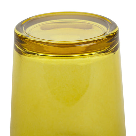 Yellow glass votive candle holders set of 20