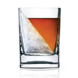 Nijar whisky wedge glass with a silicone ice mould