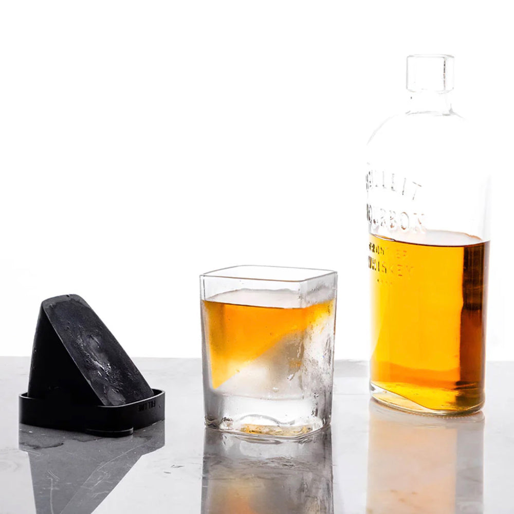 Nijar Whisky Wedge Glass with Ice Mould