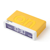 Lexon Flip Classic Reversible Alarm Clock — PANTONE Yellow and Pink — Allure Home Collections