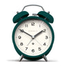 Newgate Charlie Bell Echo Alarm Clock — Matte Black and Green — Allure Home Collections
