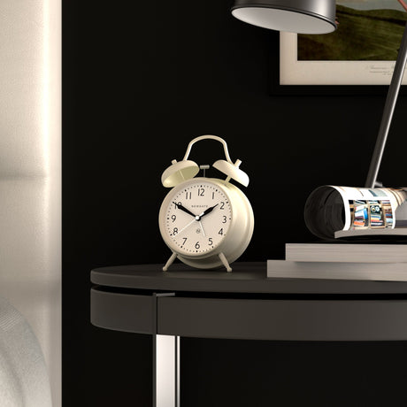 Newgate New Covent Garden Alarm Clock — Linen White and Grey — Allure Home Collections
