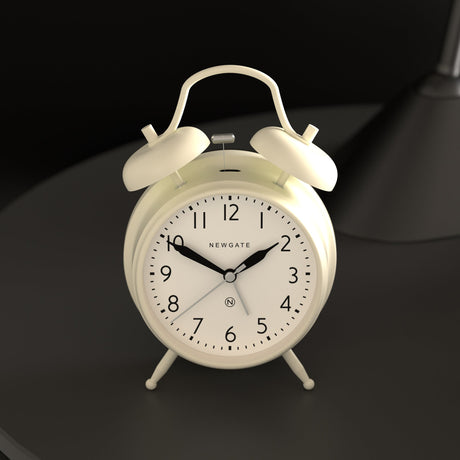 Newgate New Covent Garden Alarm Clock — Linen White and Grey — Allure Home Collections