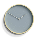 Newgate Mr Clarke Wall Clock — Pale Wood with Clay Grey, Brown and Blue Dials — Allure Home Collections