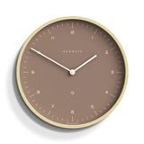 Newgate Mr Clarke Wall Clock — Pale Wood with Clay Grey, Brown and Blue Dials — Allure Home Collections
