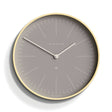 Newgate Mr Clarke Wall Clock — Pale Wood with Clay Grey, Brown and Blue Dials — Allure Home Collections