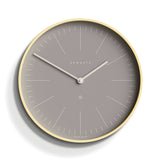 Newgate Mr Clarke Wall Clock — Pale Wood with Clay Grey, Brown and Blue Dials — Allure Home Collections
