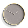Newgate Mr Clarke Wall Clock — Pale Wood with Clay Grey, Brown and Blue Dials — Allure Home Collections