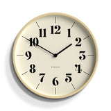 Mr Clarke Clock Pale Wood Hopscotch Dial