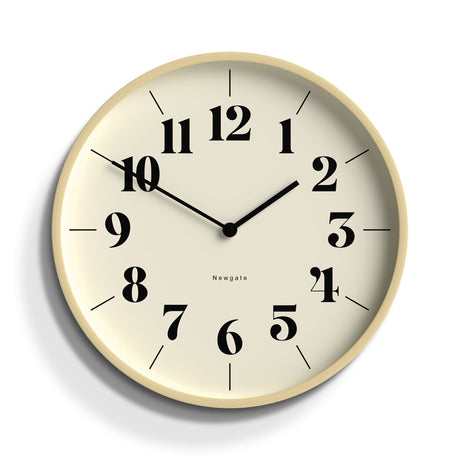 Mr Clarke Clock Pale Wood Hopscotch Dial