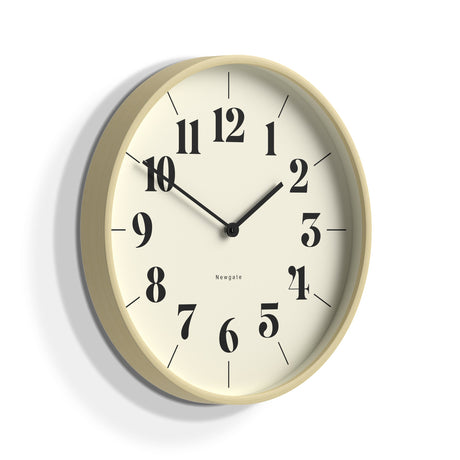 Mr Clarke Clock Pale Wood Hopscotch Dial