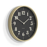 Mr Clarke Clock Pale Wood Reverse Hopscotch Dial