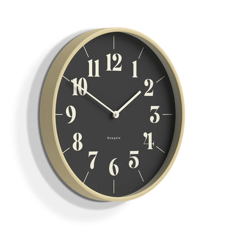 Mr Clarke Clock Pale Wood Reverse Hopscotch Dial