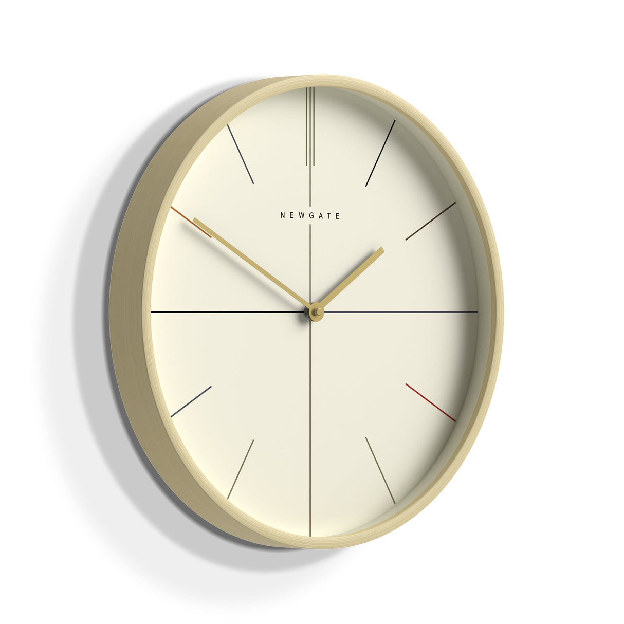 Mr Clarke Clock Pale Wood Hockey Dial