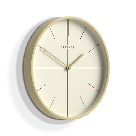 Mr Clarke Clock Pale Wood Hockey Dial