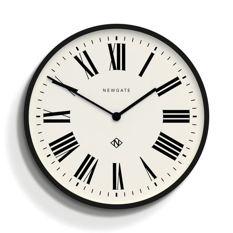 Newgate Number Three Italian Black Wall Clock — Allure Home Collections