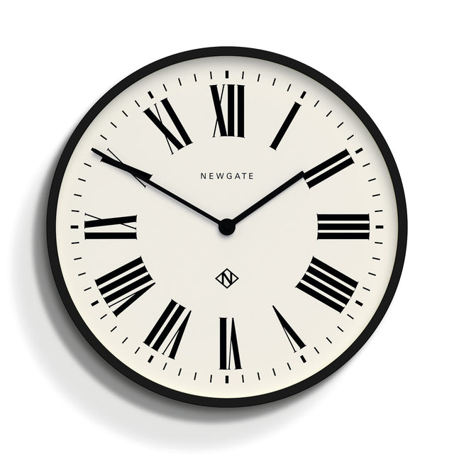 Newgate Number Three Italian Black Wall Clock — Allure Home Collections