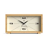 Newgate Lemur Alarm Clock — Bamboo Case with Retro-Inspired Dial — Allure Home Collections