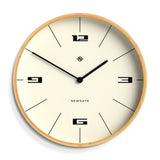 Newgate Mauritius Wall Clock — Bamboo Case with Hovercraft Dial — Allure Home Collections