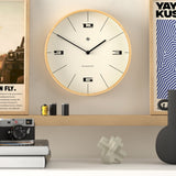 Newgate Mauritius Wall Clock — Bamboo Case with Hovercraft Dial — Allure Home Collections