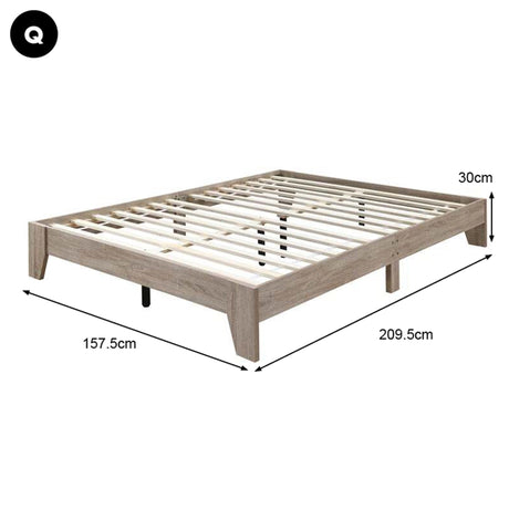 Scandi Queen Bed Base for Modern Bedrooms