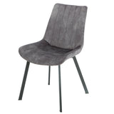 Sloane Fabric Dining Chairs — Set of 4, Grey or Taupe — Allure Home Collections
