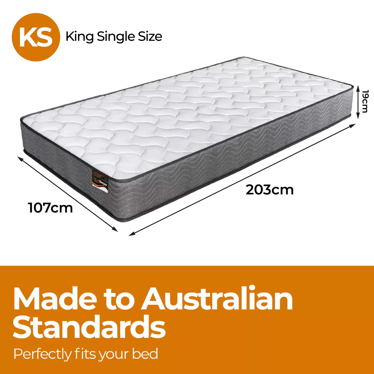 ValueSleeper 3-Zone Orthopaedic Pocket Spring Mattress — Spinal Alignment — Allure Home Collections