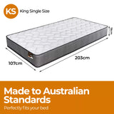 ValueSleeper 3-Zone Orthopaedic Pocket Spring Mattress — Spinal Alignment — Allure Home Collections