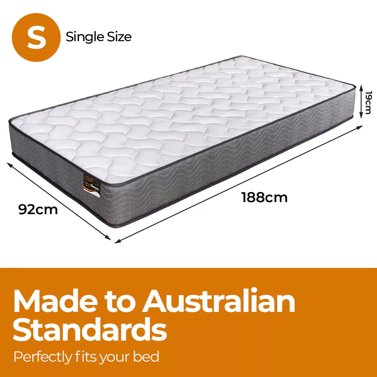 ValueSleeper 3-Zone Orthopaedic Pocket Spring Mattress — Spinal Alignment — Allure Home Collections