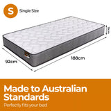 ValueSleeper 3-Zone Orthopaedic Pocket Spring Mattress — Spinal Alignment — Allure Home Collections