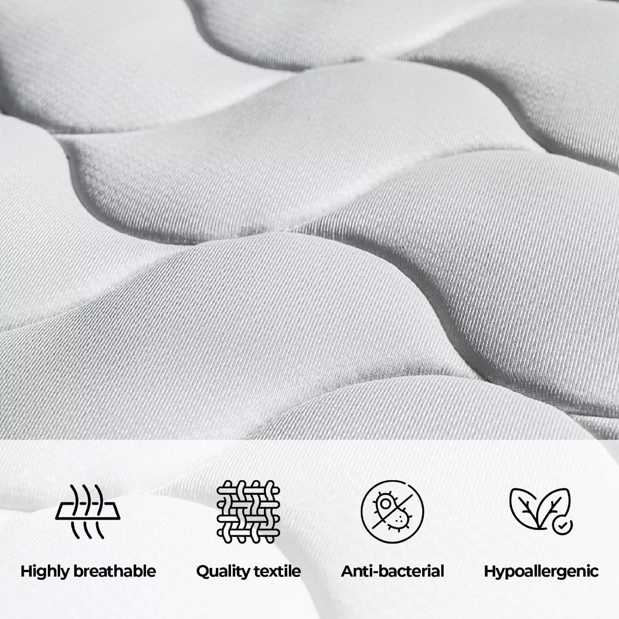 ValueSleeper 3-Zone Orthopaedic Pocket Spring Mattress — Spinal Alignment — Allure Home Collections