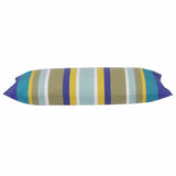 Corban Royal Striped Cushion Cover — Multicoloured Rectangle 35 x 70cm — Allure Home Collections