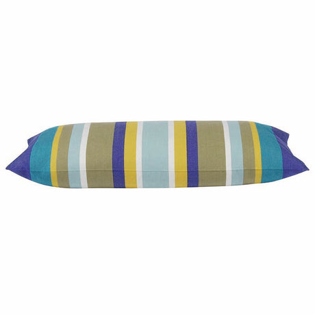 Corban Royal Striped Cushion Cover — Multicoloured Rectangle 35 x 70cm — Allure Home Collections