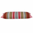 Corban Rose Pink Striped Cushion Cover — Multicoloured Rectangle 35 x 70cm — Allure Home Collections