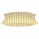 Dandi Mustard Yellow and White Striped Cushion Cover — 40 x 40cm — Allure Home Collections