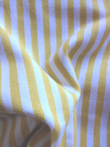 Dandi Mustard Yellow and White Striped Cushion Cover — 40 x 40cm — Allure Home Collections