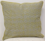 Azuk Mustard Yellow and Grey Aztec Cushion Cover — Allure Home Collections