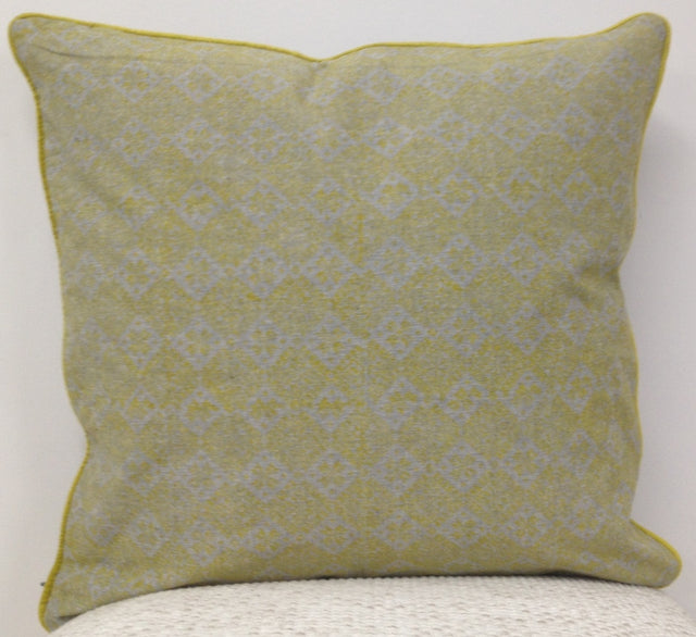 Azuk Mustard Yellow and Grey Aztec Cushion Cover — Allure Home Collections