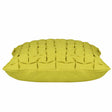 Flux Mustard Yellow 3D Textured Cushion Cover — Allure Home Collections